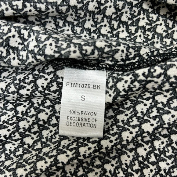 THML Top Womens Small Multicolor Floral Embroidered Tassel Crochet Ladies - Picture 12 of 13